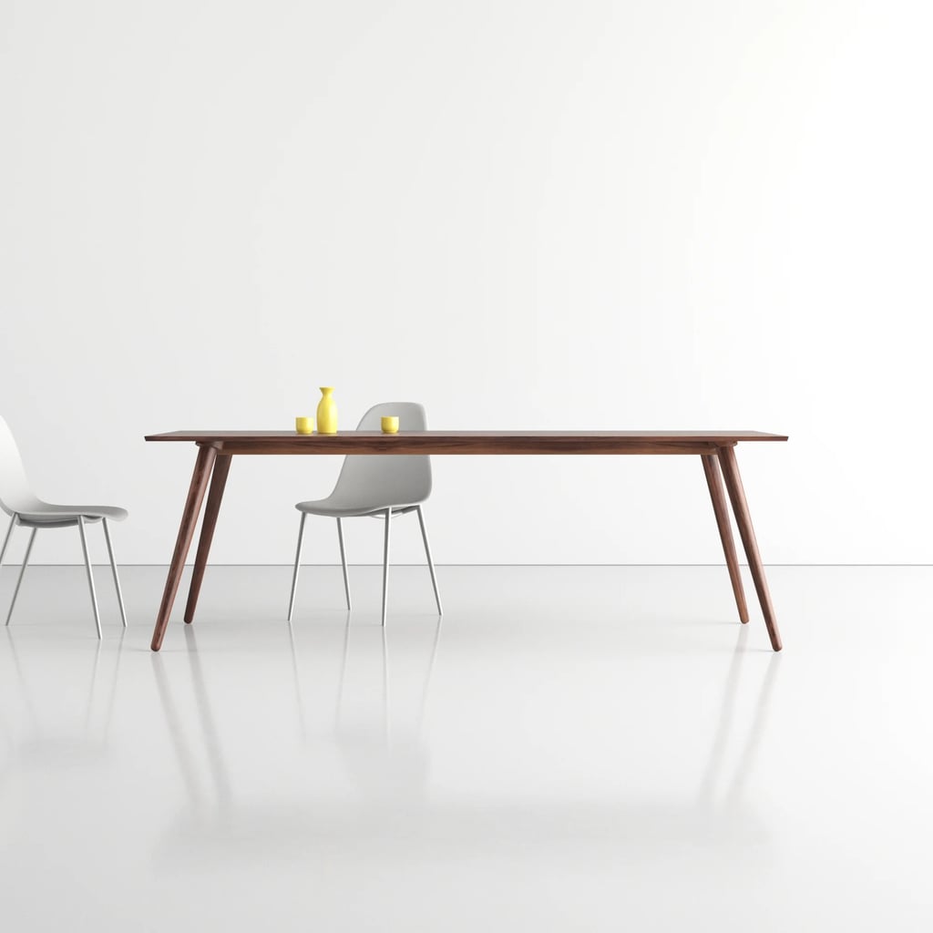 A Large Table: AllModern Drew Walnut Solid Wood Dining Table