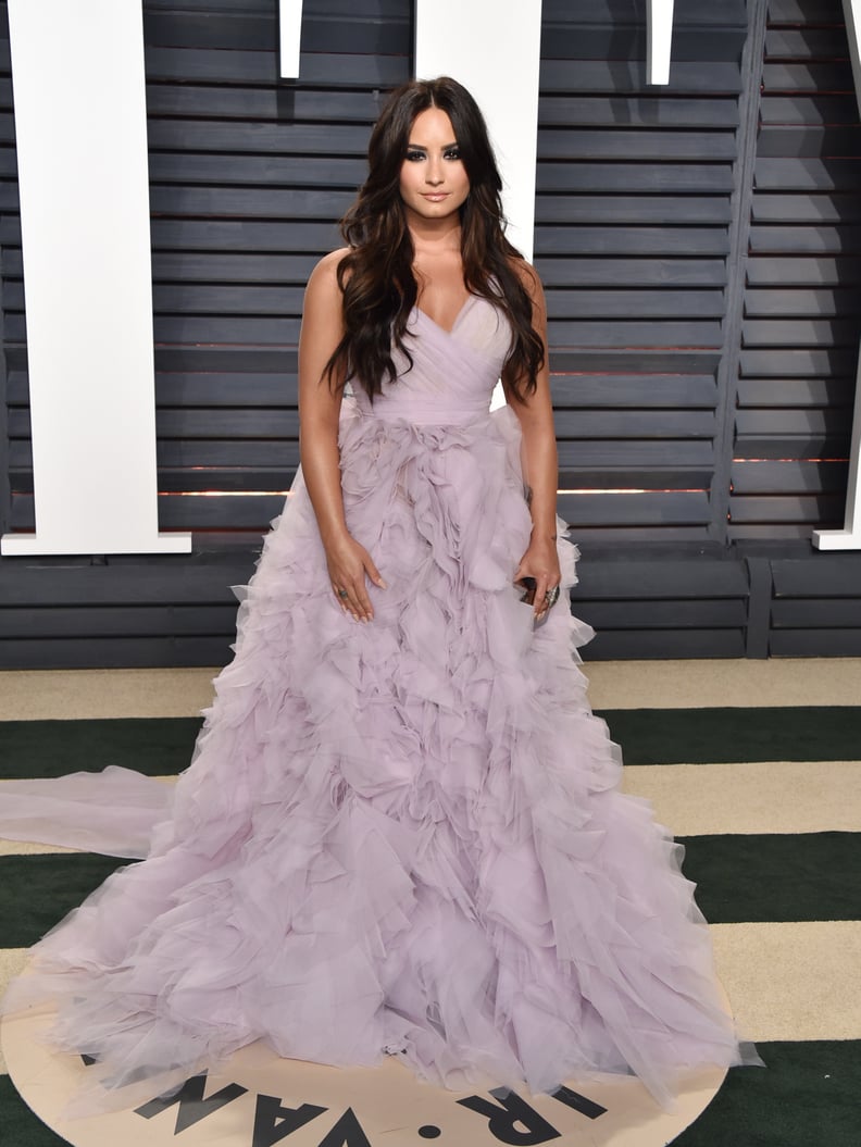 Demi Lovato at the Vanity Fair Oscars Party