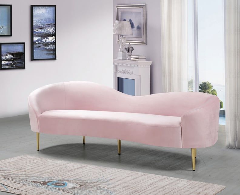 Meridian Furniture Ritz Velvet Sofa