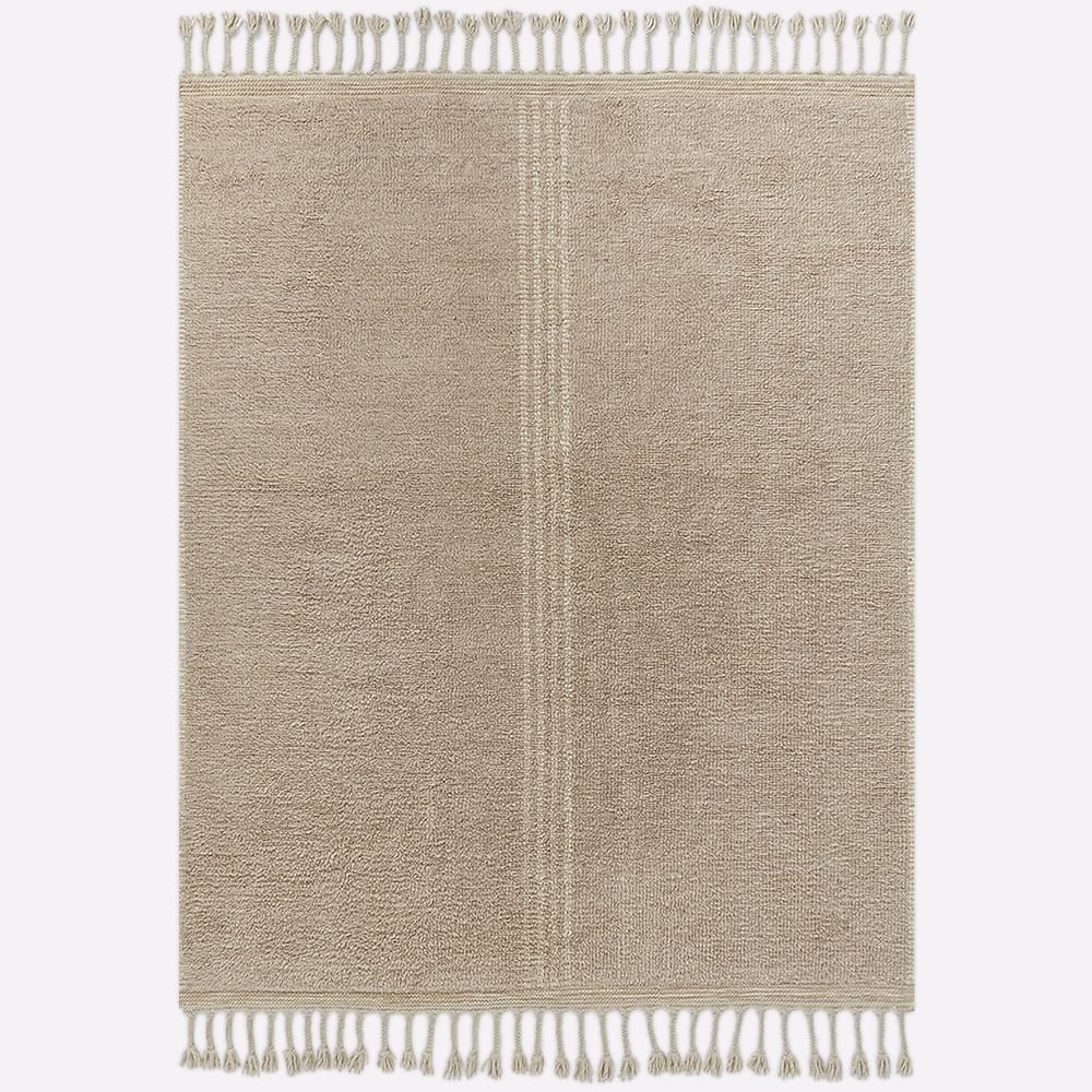 West Elm Centre Stripe Shag Rug