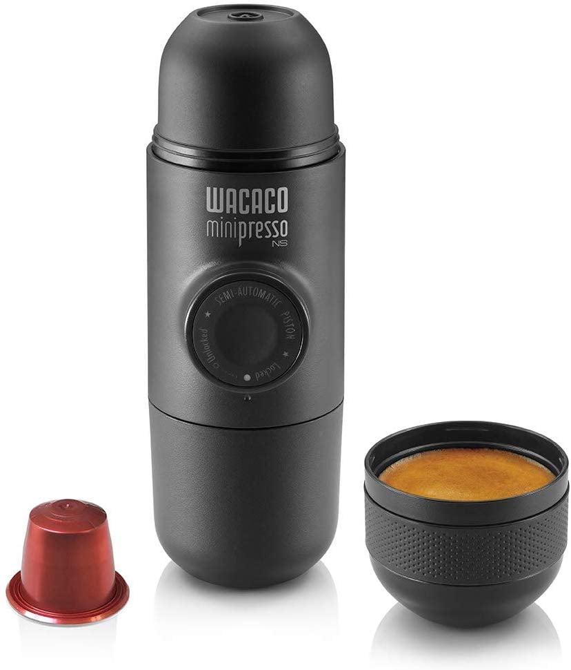 一个便携式咖啡机:Wacaco Minipresso NS便携式咖啡机