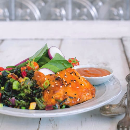 Maple Sesame Glazed Chicken Maple Sesame Glazed Chicken