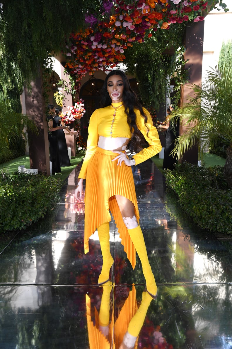 Winnie Harlow at the 2020 Roc Nation Brunch in LA