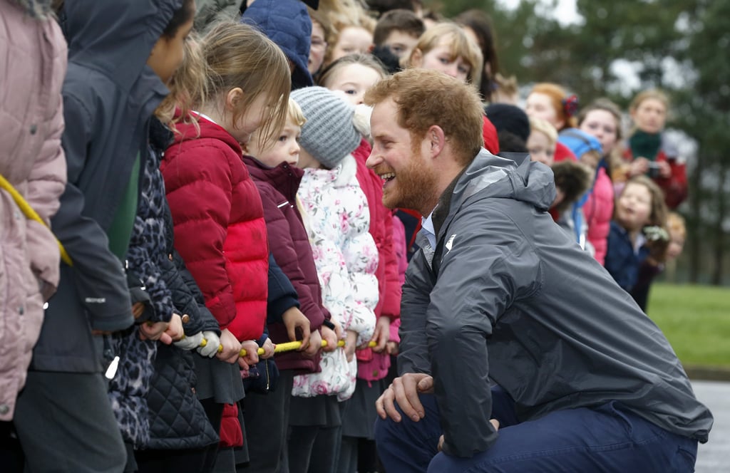 Prince Harry Visits Lancashire England February 2016