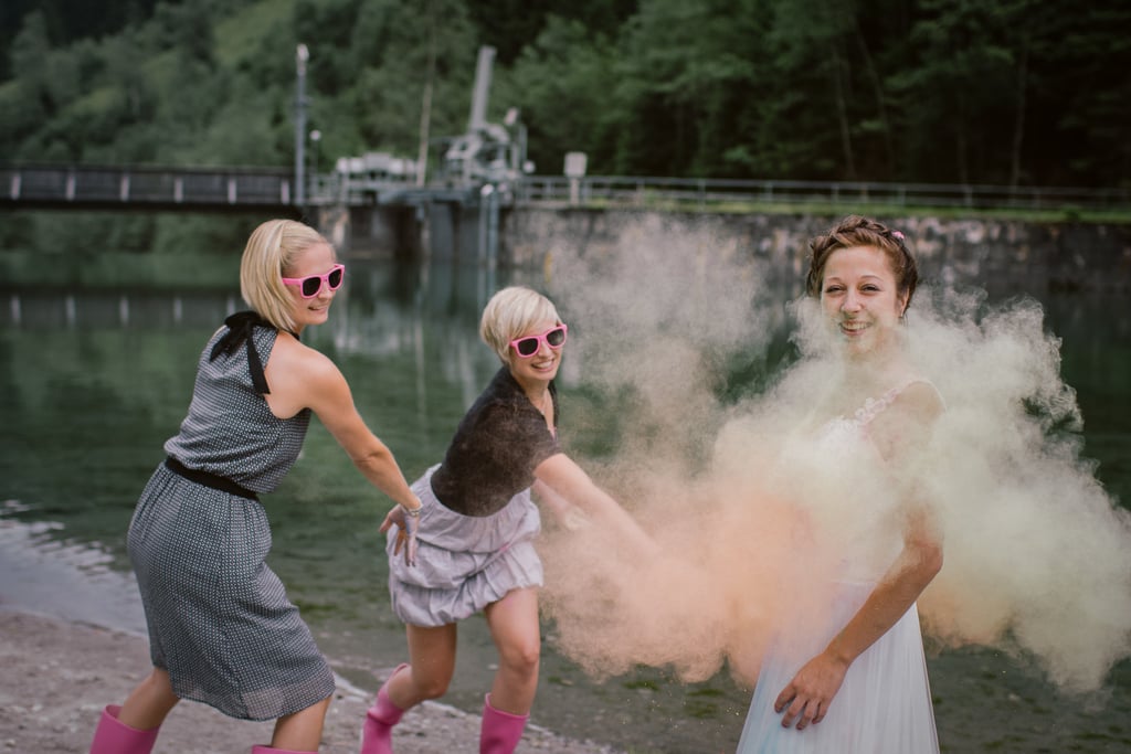Trash-the-Dress Sister Shoot