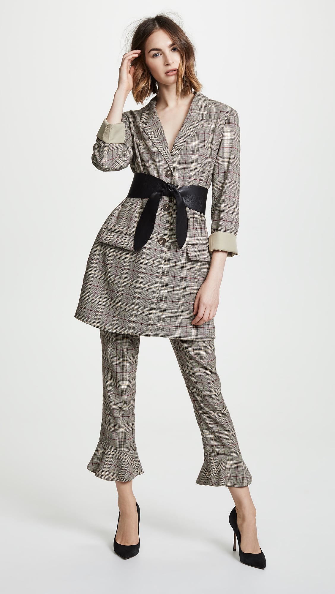 Bb dakota ex online boyfriend plaid blazer