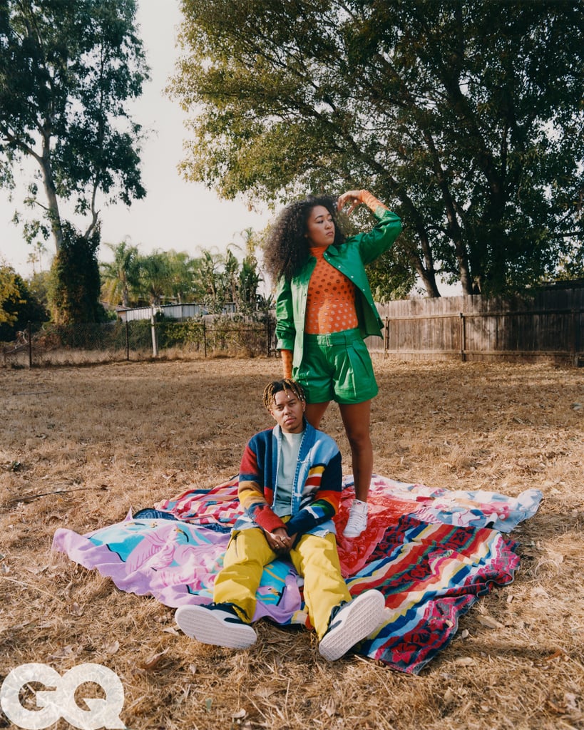 On the most romantic thing the other has done:

Cordae: "She always comes on tour with me. I don't know if that counts as sweet or romantic. But that's pretty tight. It's like she's the only girl in the crew. You know how a tour bus goes: It's me, the band, security, the homies, tour management, lights, sound engineer. You know what I'm saying? She'll just take time out of, you know, whatever she got going on training and things of that nature to just come with us on tour for, like, two weeks at a time."
Naomi: "Honestly, he's quite a romantic dude. This is going to take a little bit of backstory, but you know how in the U.S. Open we had to quarantine and we couldn't really have a lot of people there with us? So for me I'll always have my dad with me, because he's sort of like the guy that keeps me calm and he tells one-liners to keep me happy and stuff like that. He was unable to travel with me there. During the whole New York thing and with everything that was going on, I started to feel really depressed. Sometimes I would call Cordae, and maybe in some of the calls I would cry. I don't remember. And he flew out, even though he was really busy. I really appreciated that."