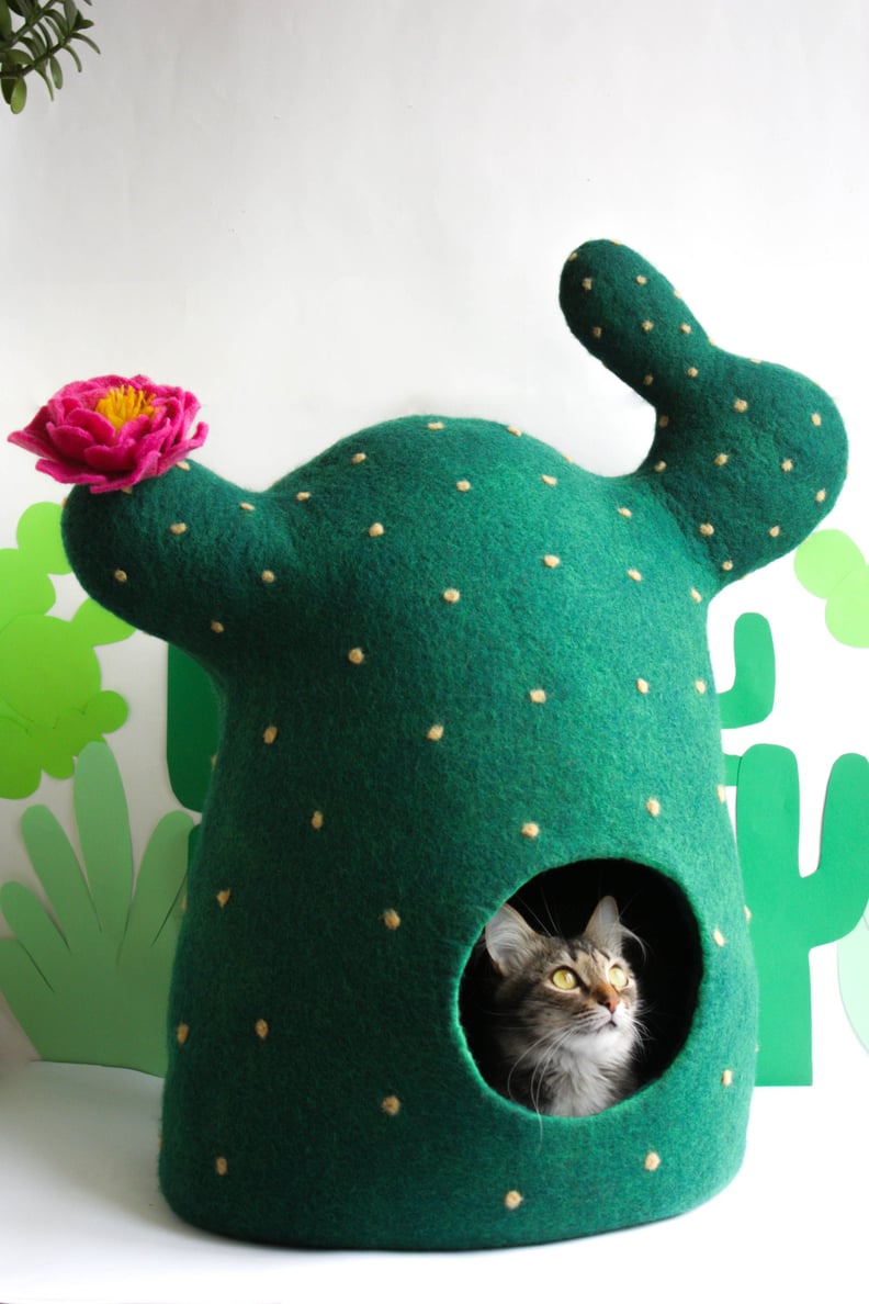MeowFelt Cactus Cat Bed