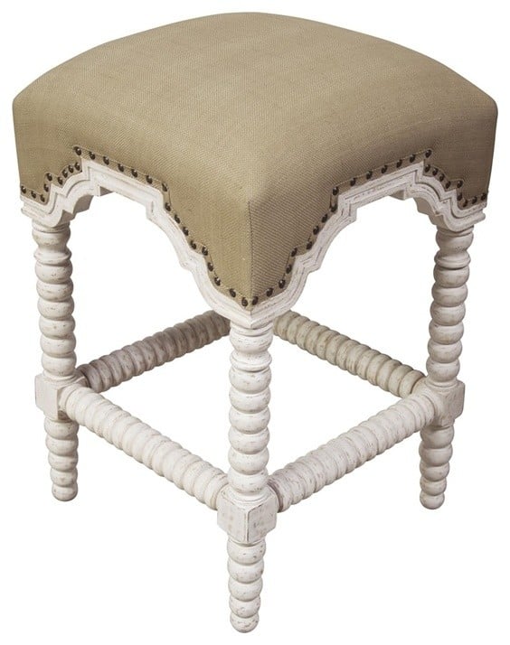 Madeline: Noir QS Abacus Counter Stool