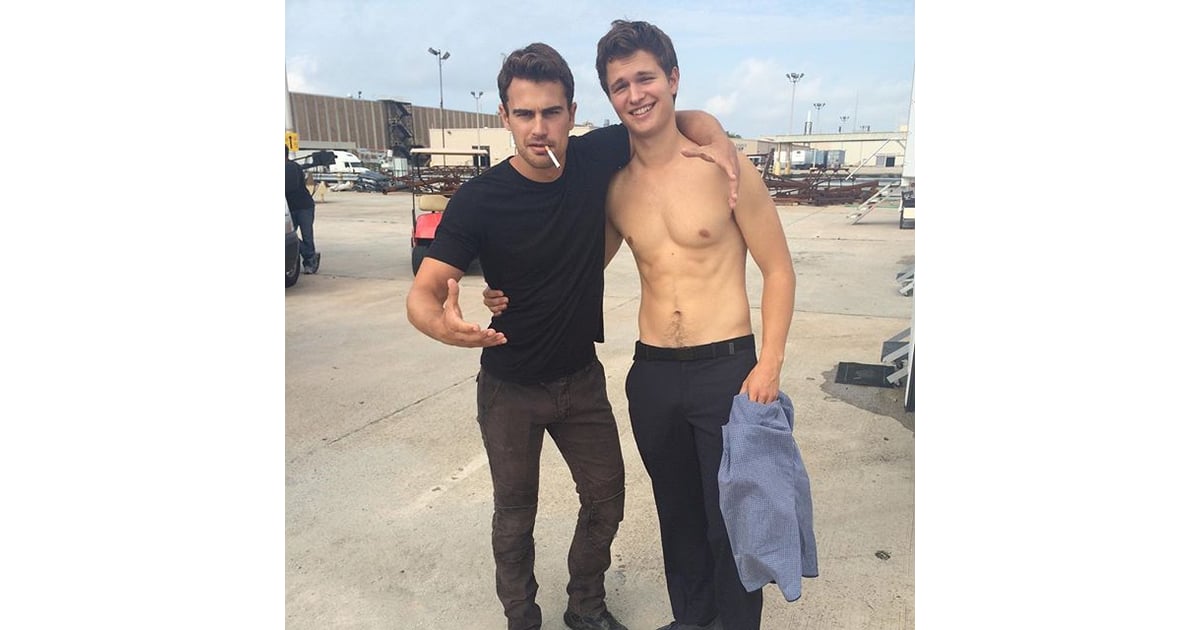 When He Heated Things Up a Little Too Much With Theo James | Ansel ...
