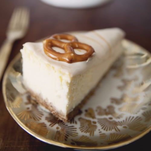 Salted Caramel Cheesecake With Pretzel Crust POPSUGAR Food