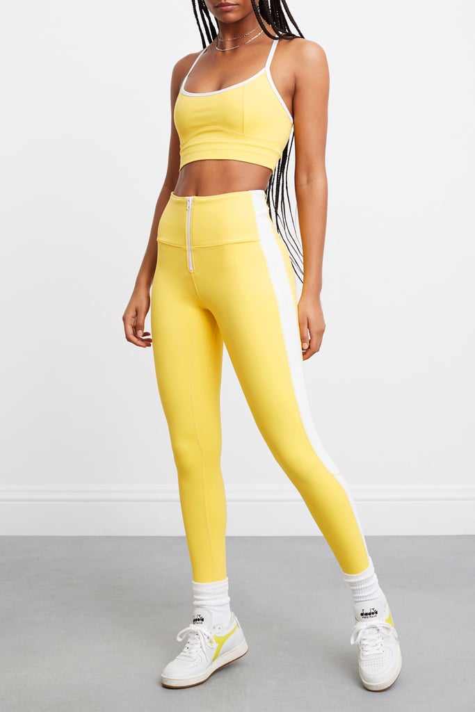 Bandier x Solid & Striped Soleil Zip Front Legging and Soleil Strappy Bra