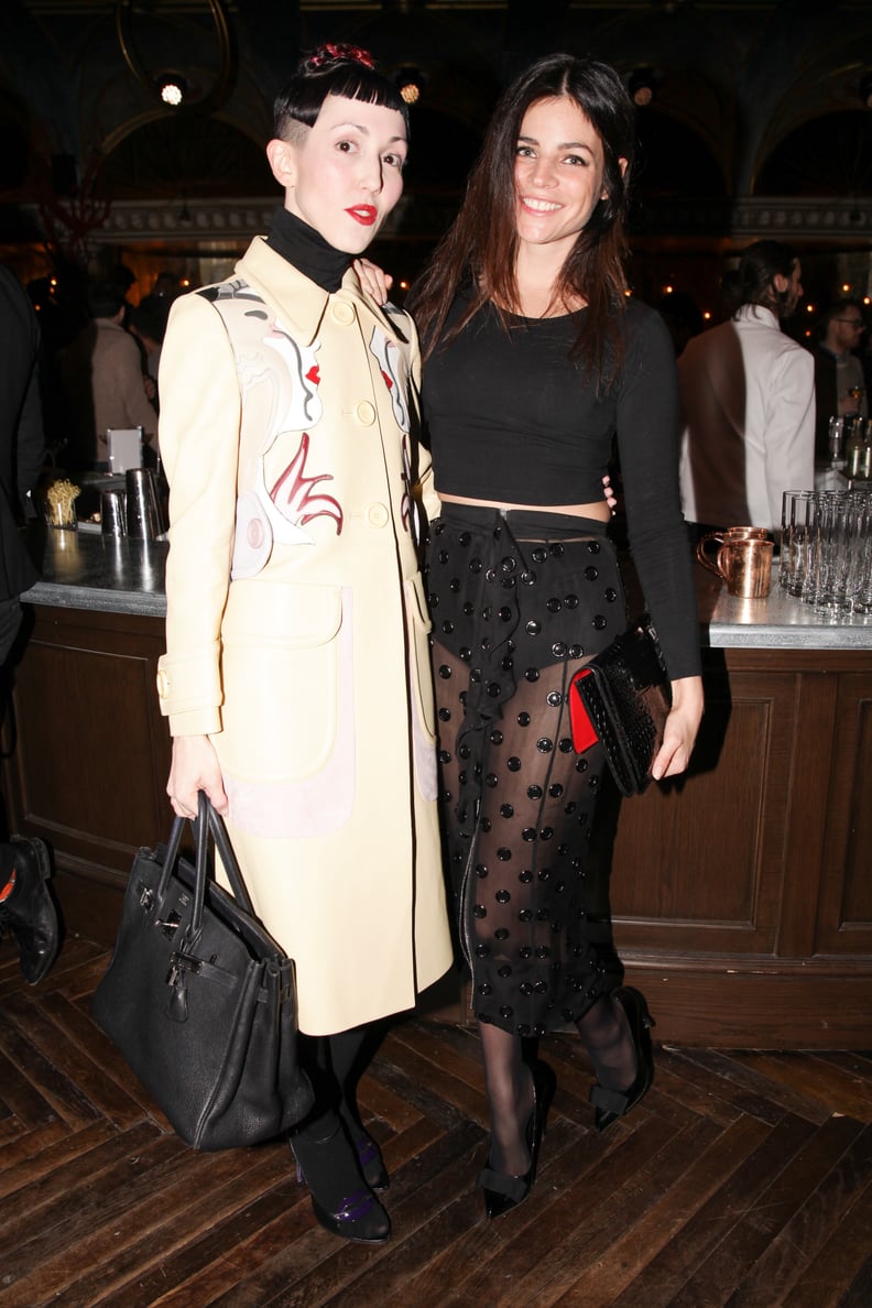 Michelle Harper and Julia Restoin Roitfeld