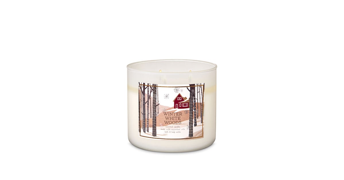 Bath And Body Works Winter White Woods 3-wick Candle