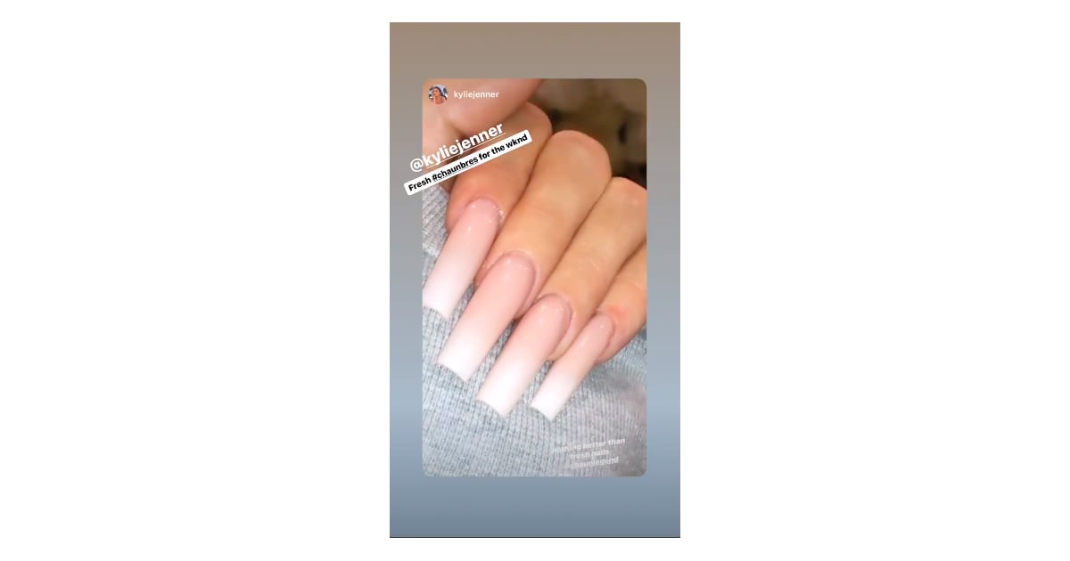 Kylie Jenner's Gradient French Manicure Kylie Jenner's Best Nail Art