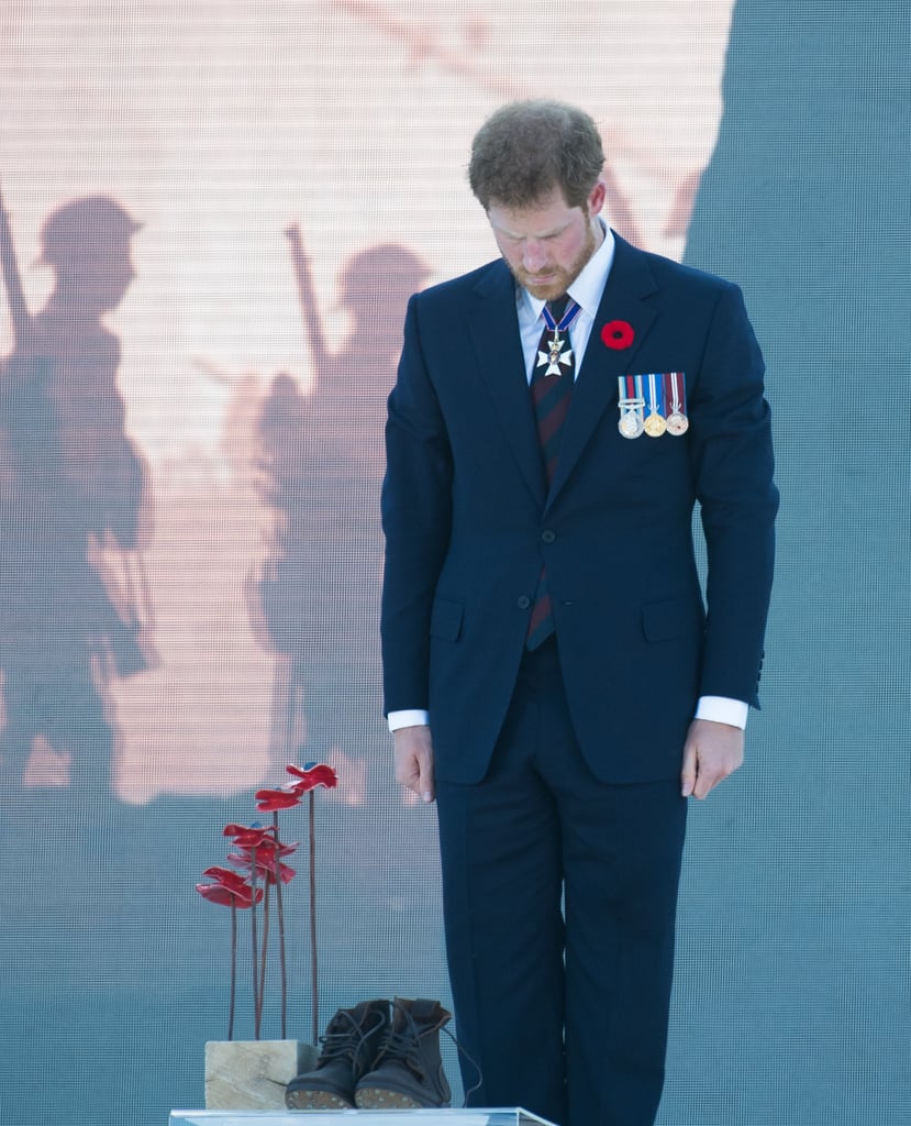 Prince William and Prince Harry at Anniversary of Vimy Ridge