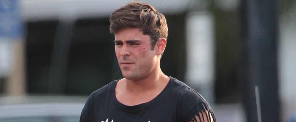 Zac Efron Wearing a Crop Top on the Set of Dirty Grandpa