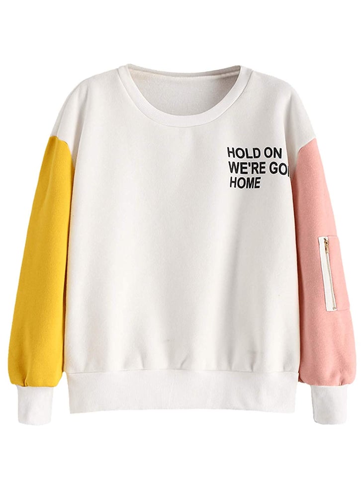 Zaful Colorblock Pullover | Stylish Sweatshirts on Amazon | POPSUGAR ...