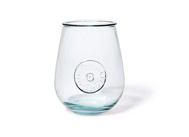 Recycled Glass Stemless Wine Glass