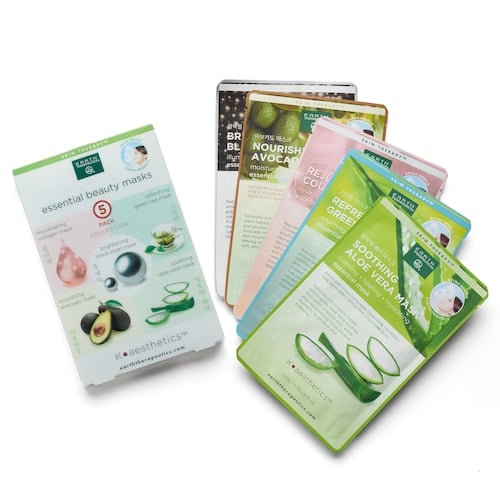 Earth Therapeutics 5Pack Essential Beauty Face Masks Best Stocking