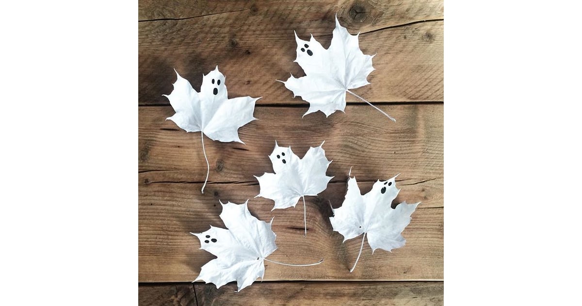 Ghost Leaves | Halloween DIYs From Instagram | POPSUGAR Smart Living ...