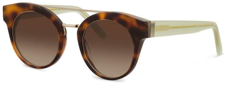 Oliver Bonas Alila Brow Bar Tortoiseshell Sunglasses