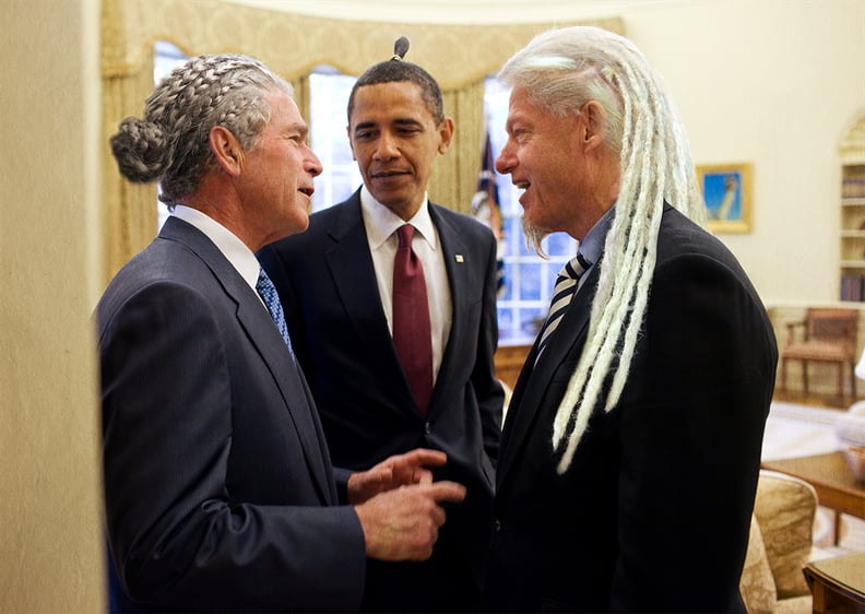 Presidents Bush, Obama, and Clinton