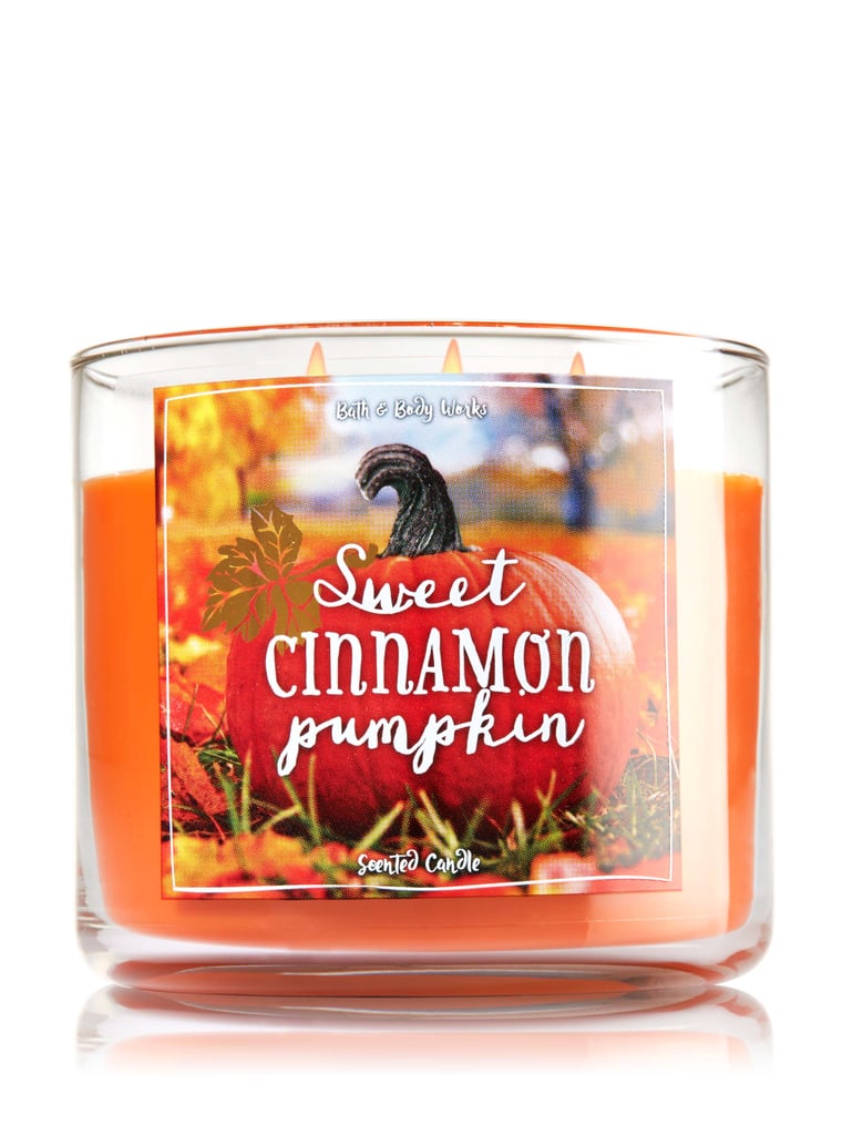 Bath & Body Works Scented 3-Wick Candle in Sweet Cinnamon Pumpkin
