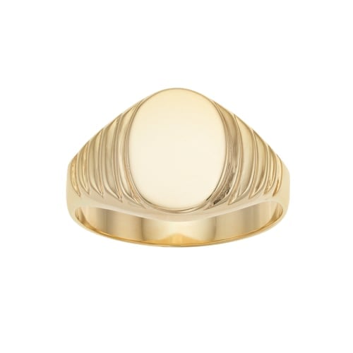 Kohl's 14k Gold Oval Signet Ring