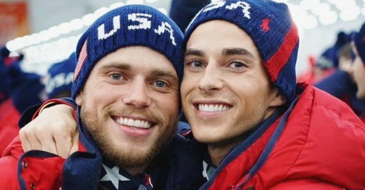 Gus Kenworthy and Adam Rippon at the Olympics 2018 PS News(02)