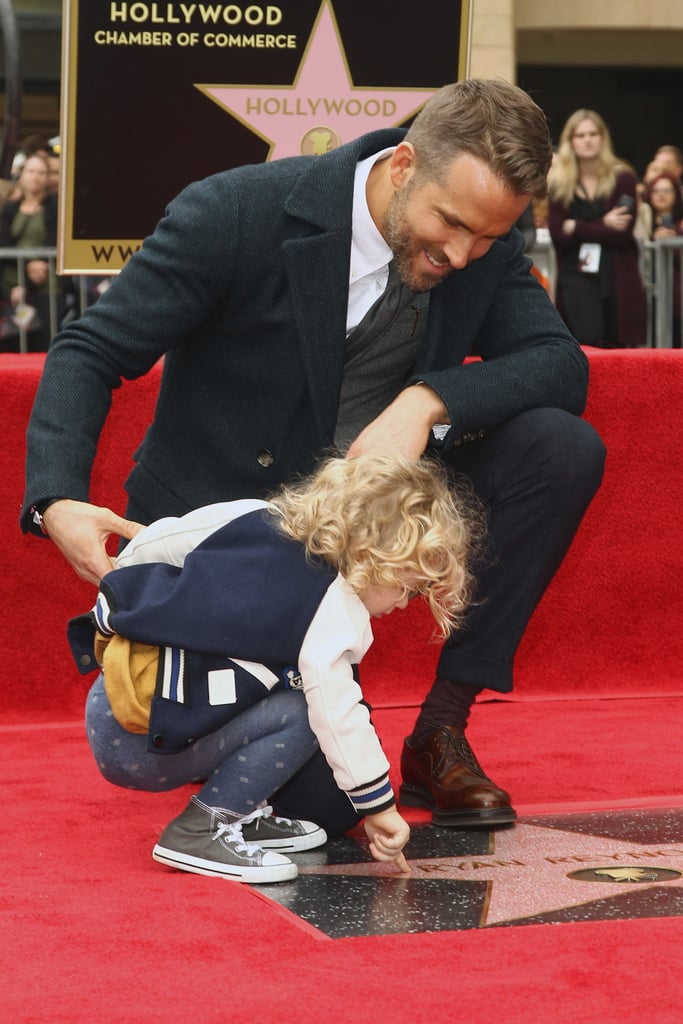 Cute Pictures of Ryan Reynolds With His Kids December 2016