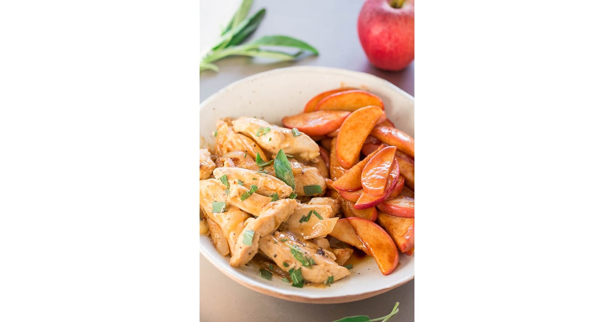 Apple Cider Chicken With Caramelized Apples Best Fall Dinner Recipes