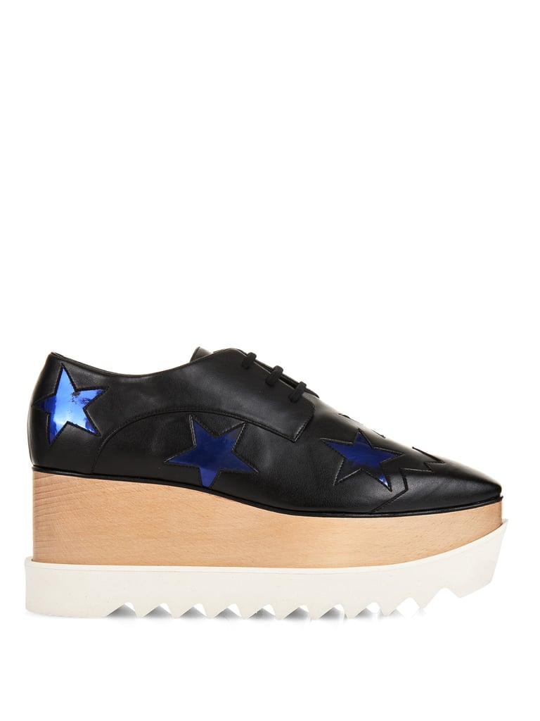 Stella McCartney Elyse lace-up platform shoes ($882)