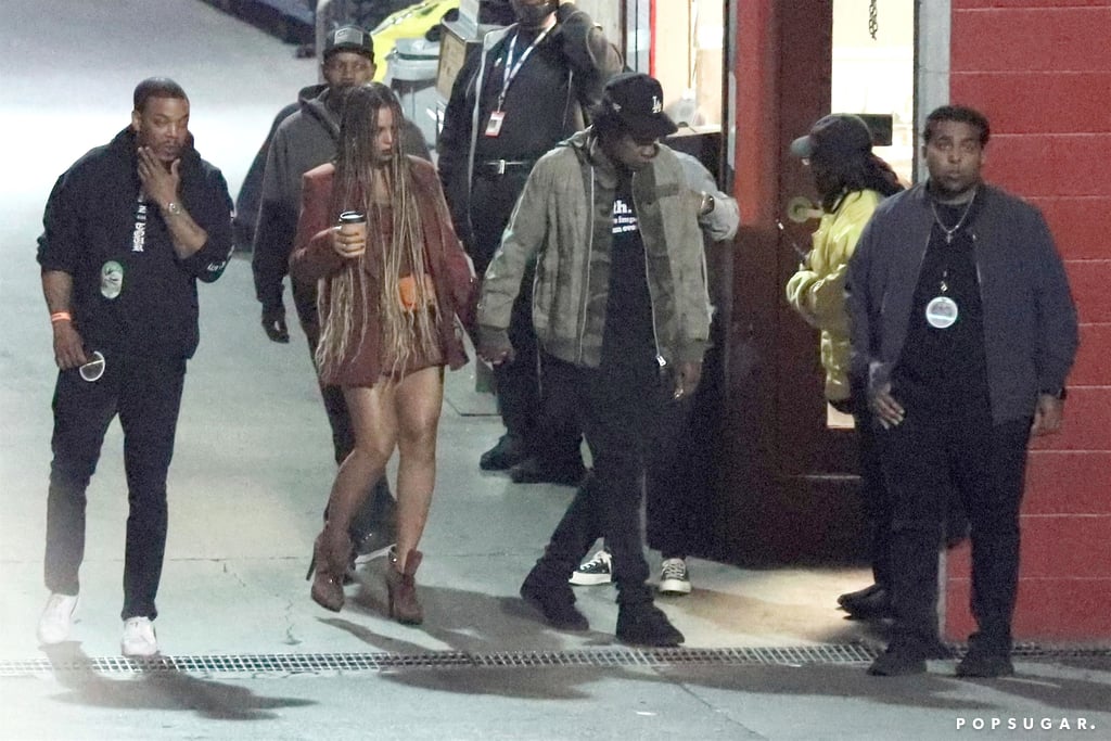 Beyoncé, JAY-Z, Kim, and Kanye at Travis Scott's LA Concert