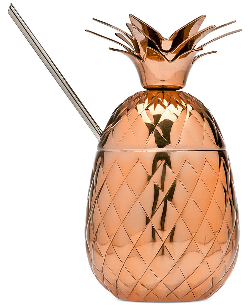 Pineapple Mug With Straw
