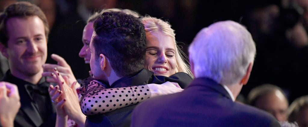 Lucy Boynton and Rami Malek at the SAG Awards
