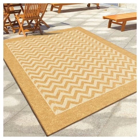 Chevron Stripe Promise Contemporary Area Rug