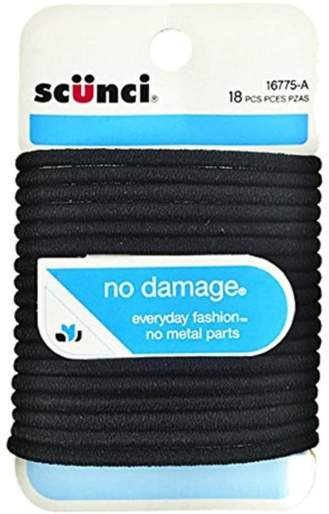 Scunci No-Damage Comfortable Black Hair Ties