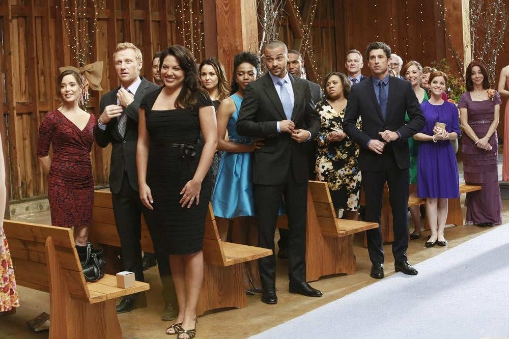 All the guests can't help but smile.