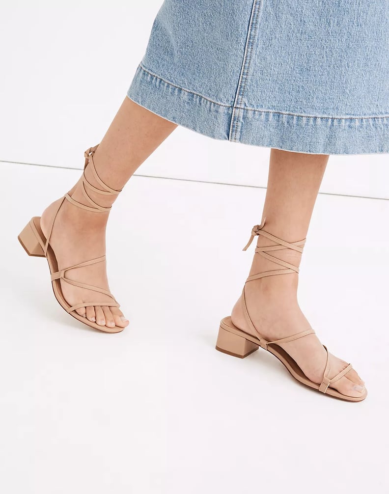 For Casual Elegance: The Brigitte Lace-Up Sandal
