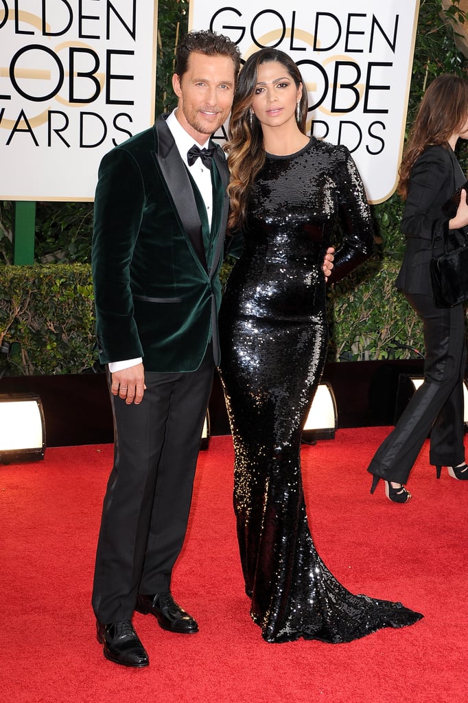 Matthew McConaughey walked the red carpet with Camila Alves.