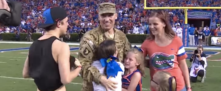 Military Family Surprised at Florida Gators Game