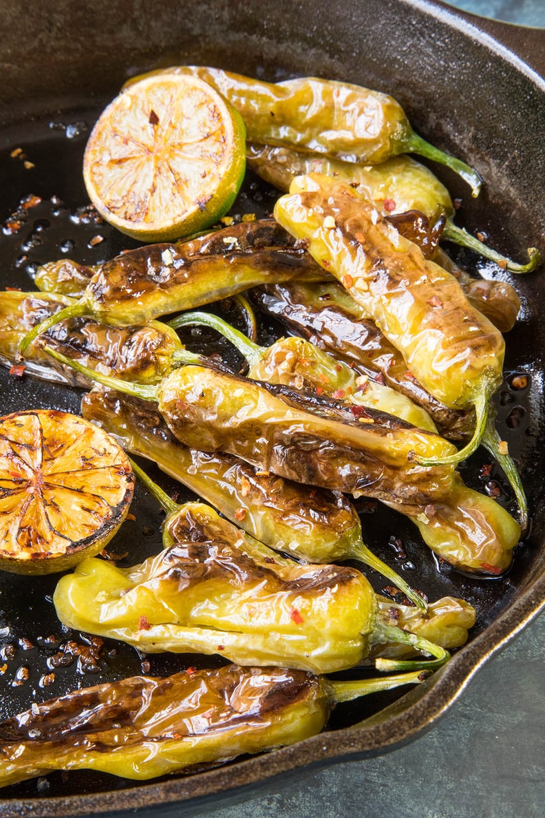 Shishito Peppers With Flaky Sea Salt and Lime