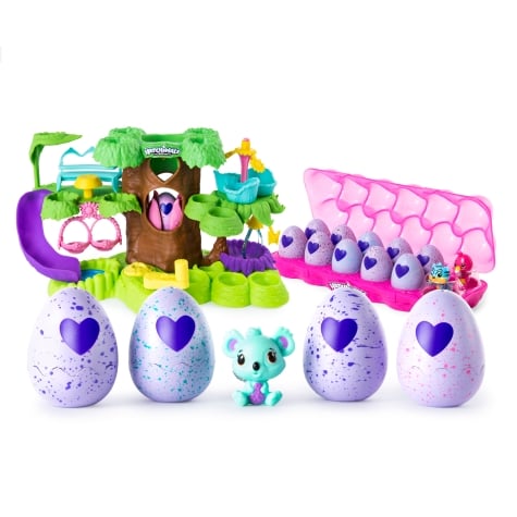 Hatching Bundle: Hatchery Nursery Playset + 12-Pack Egg Carton + 4-Pack with Bonus
