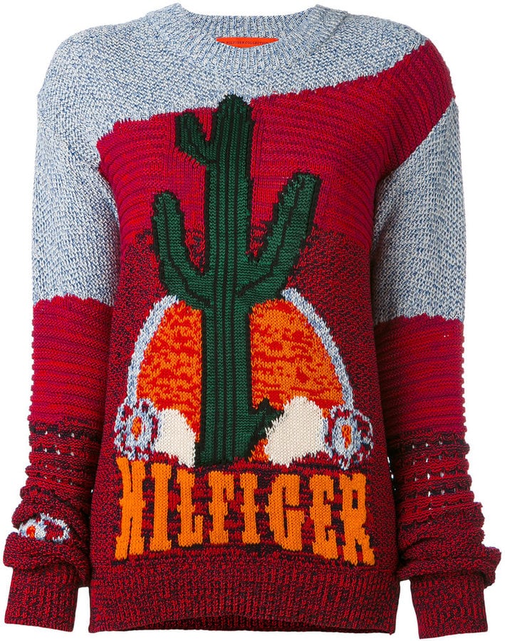 Hilfiger Collection cactus motif jumper