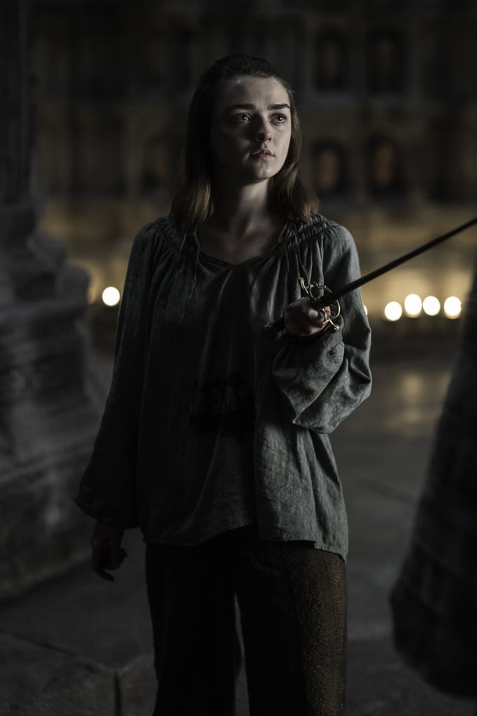 We'd probably wear Arya's look while watching Game of Thrones. Pajamas, anyone?