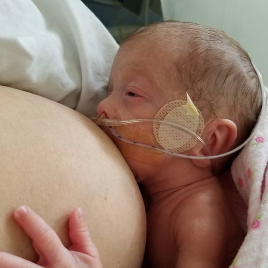 Photo of Premature Baby Breastfeeding