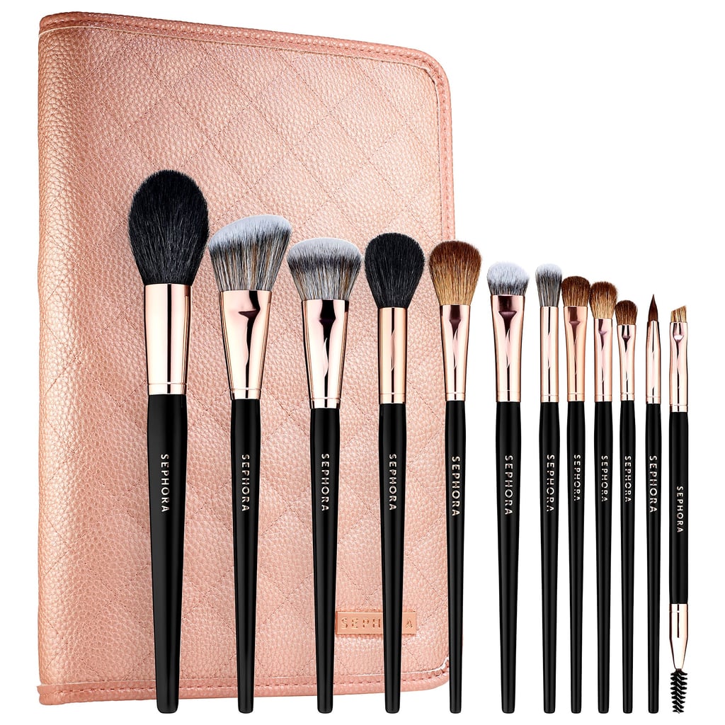Кисти sephora. Кисти сефора. Кисти Sephora collection. Сефора набор для макияжа. Набор кистей Sephora.