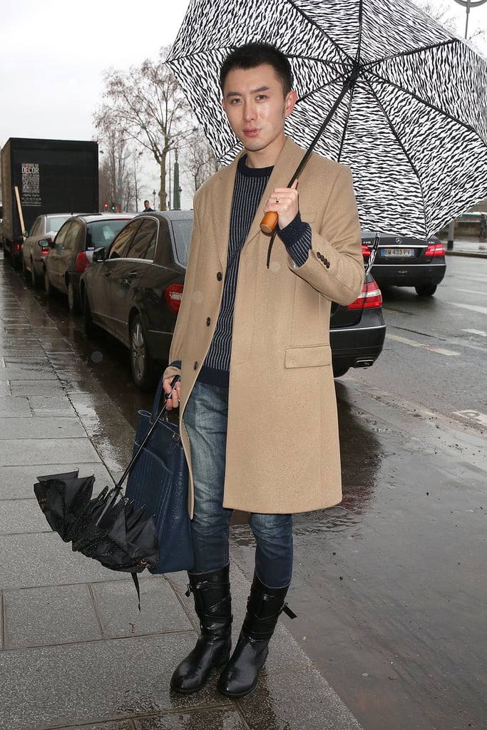 He knows — everyone needs a great camel coat.
