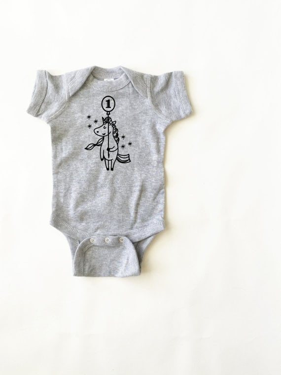 First Birthday Balloon Onesie